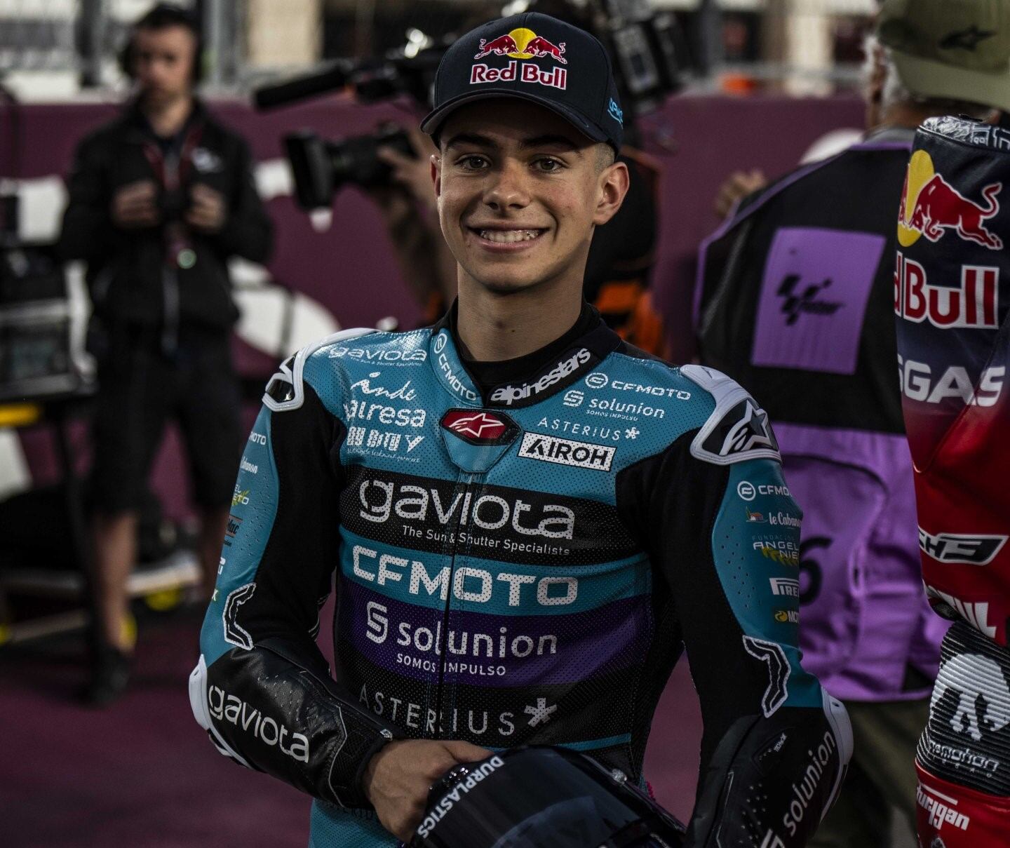 David Alonso, piloto colombiano de Moto3 / @AsparTeam