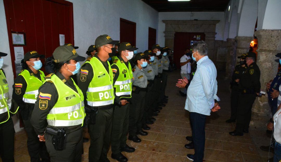 Se realizaron controles en varios sectores de la ciudad, con más de 1.500 agentes de la Policía a lo largo y ancho de la ciudad.