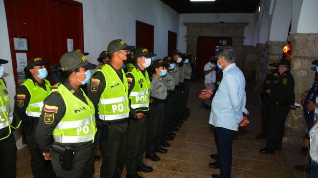 Se realizaron controles en varios sectores de la ciudad, con más de 1.500 agentes de la Policía a lo largo y ancho de la ciudad.