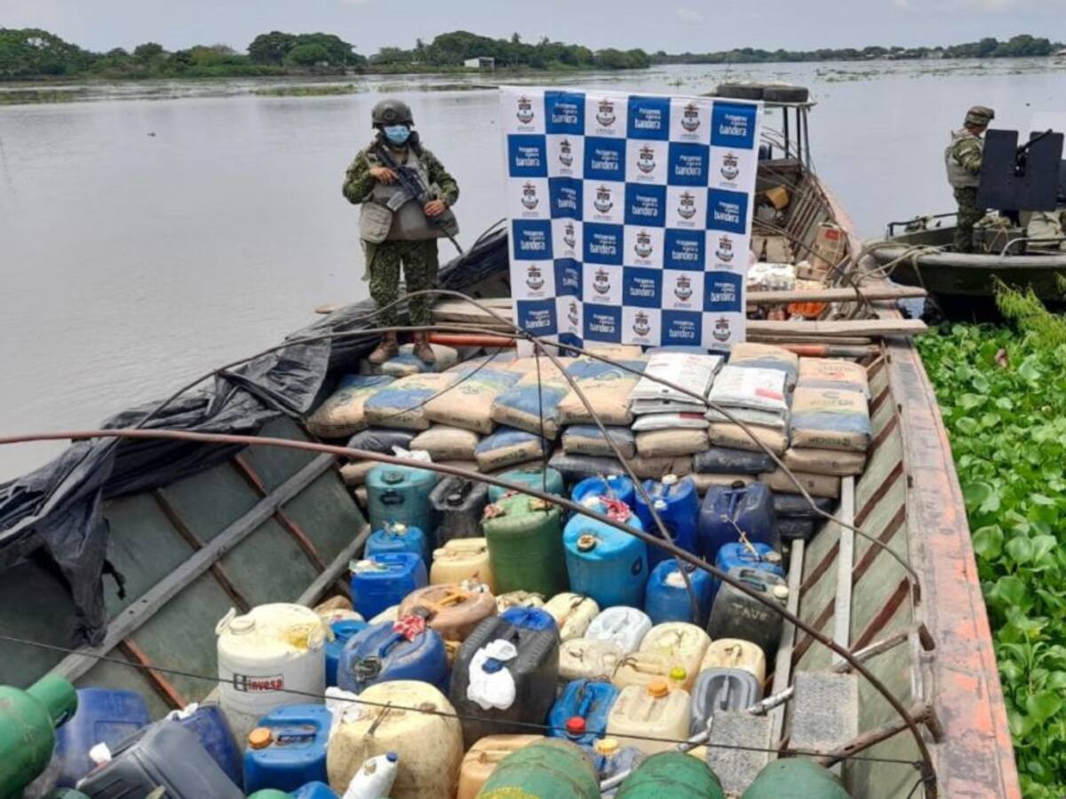 Incautaron 3.500 kilos de cemento gris en Morales, sur de Bolívar