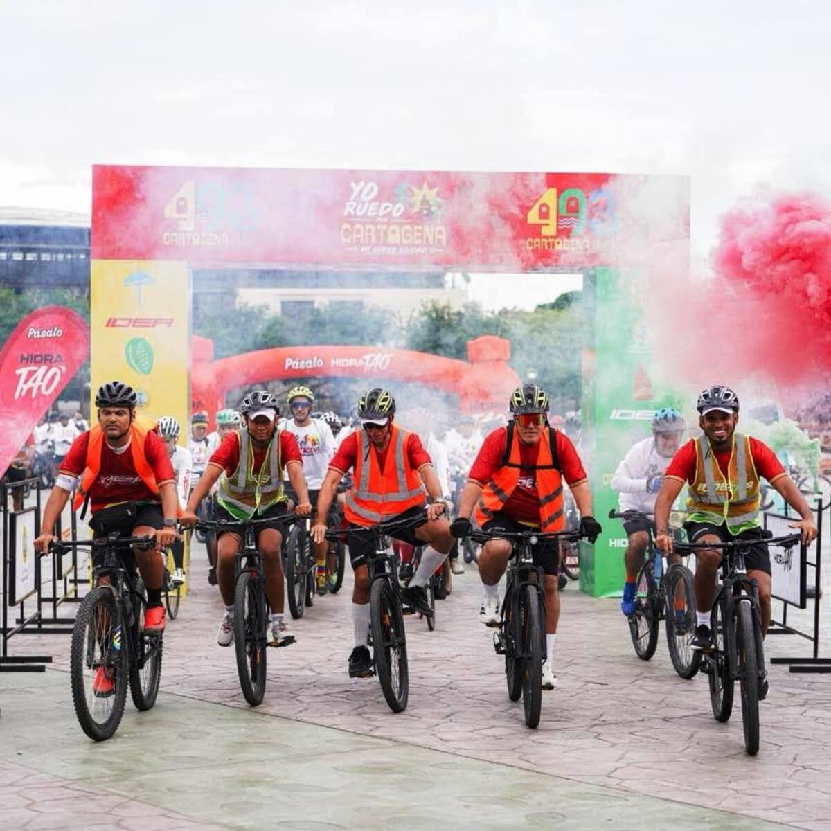 Cartagena pedaleó unida para celebrar sus 493 años