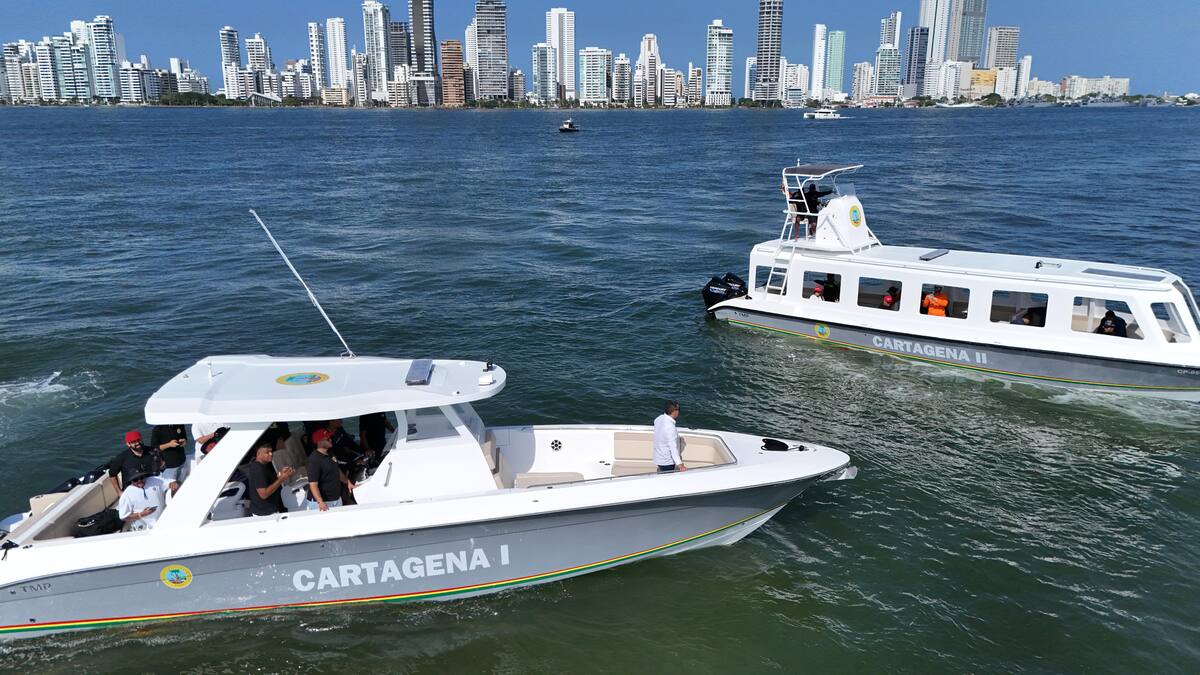 Zona insular de Cartagena cuenta por primera vez con transporte marítimo de la Alcaldía