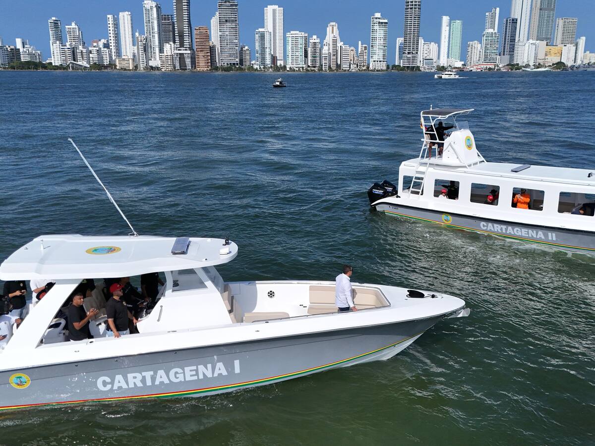 Zona insular de Cartagena cuenta por primera vez con transporte marítimo de la Alcaldía