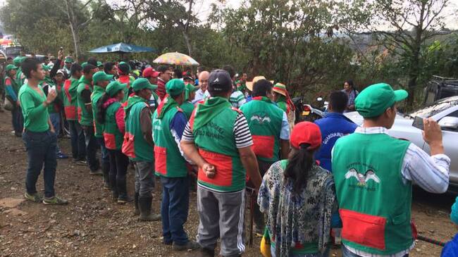 Pueblos indígenas no aceptan sitios de concentración de las Farc en sus territorios.