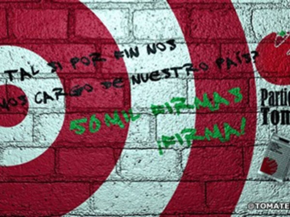 Una cuenta de Twitter llamada El Partido del Tomate quiere ser partido político