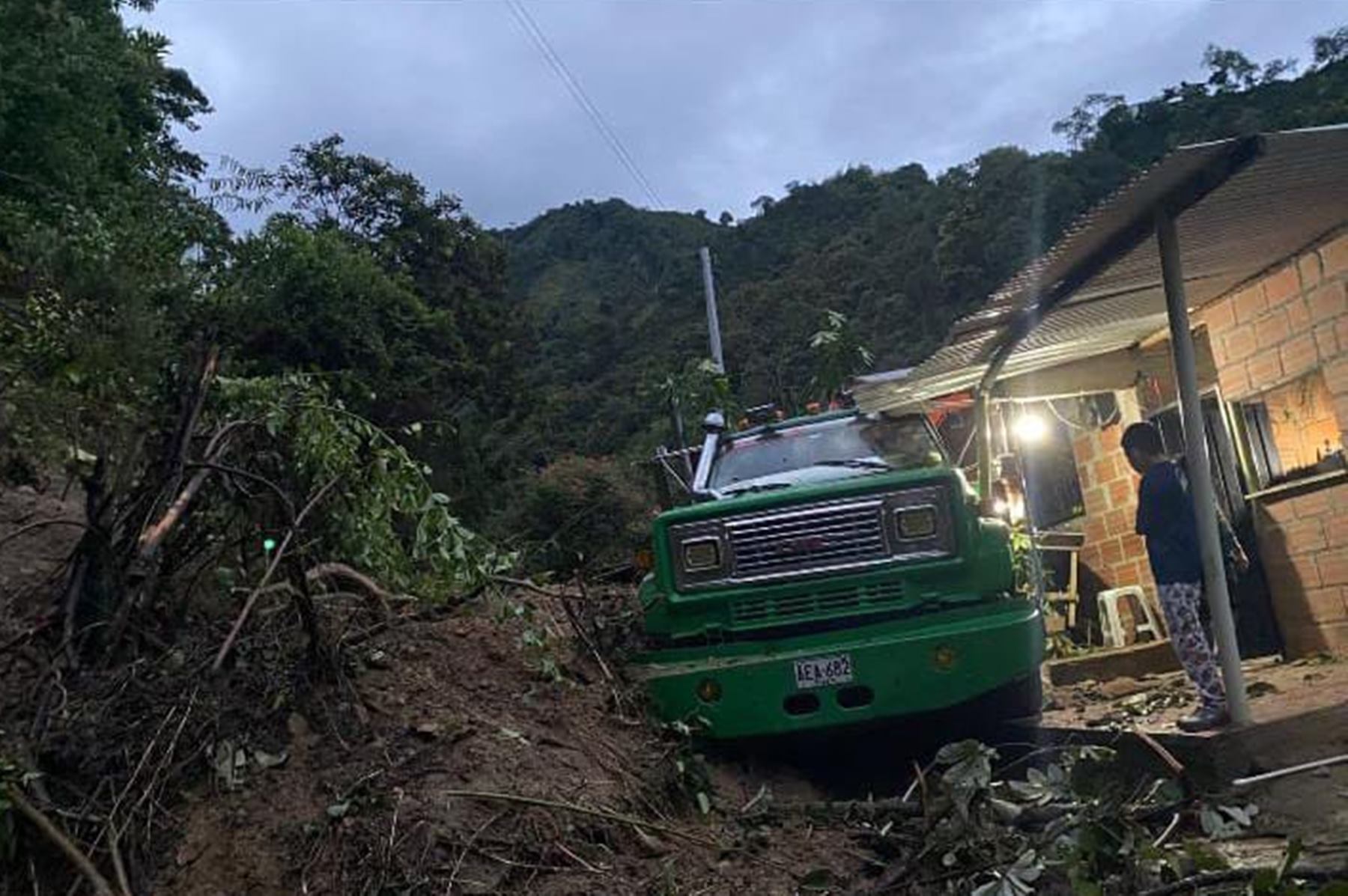 Riesgo de deslizamientos en el Tolima