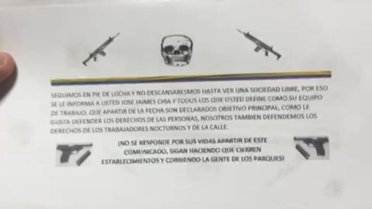 Panfletos encontrados en Nimaima, Cundinamarca no pertenecen al Clan del Golfo