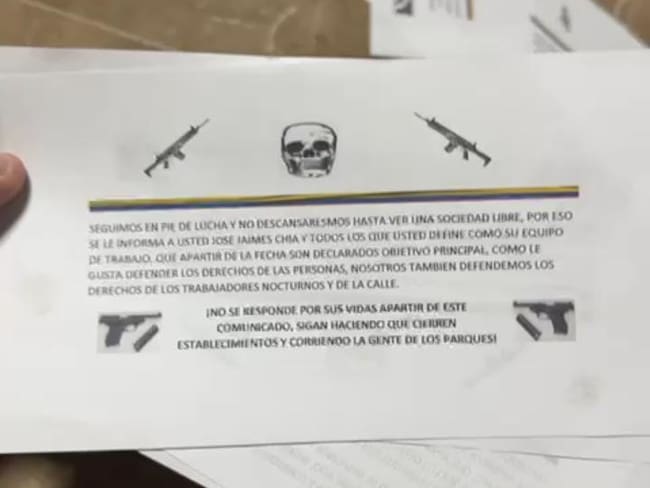 Con panfletos amenazan a líder comunal en Cúcuta