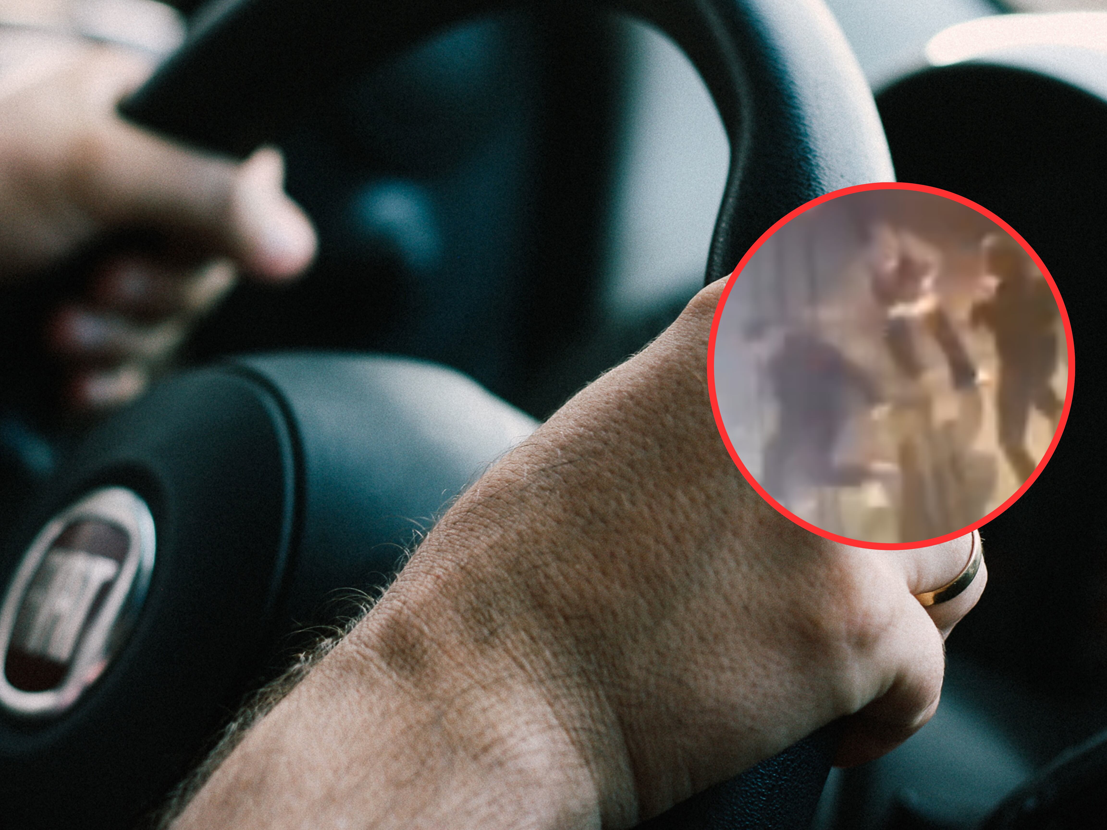 Una mujer habría sido golpeada por el conductor de un InDrive, tras derramar una bebida.