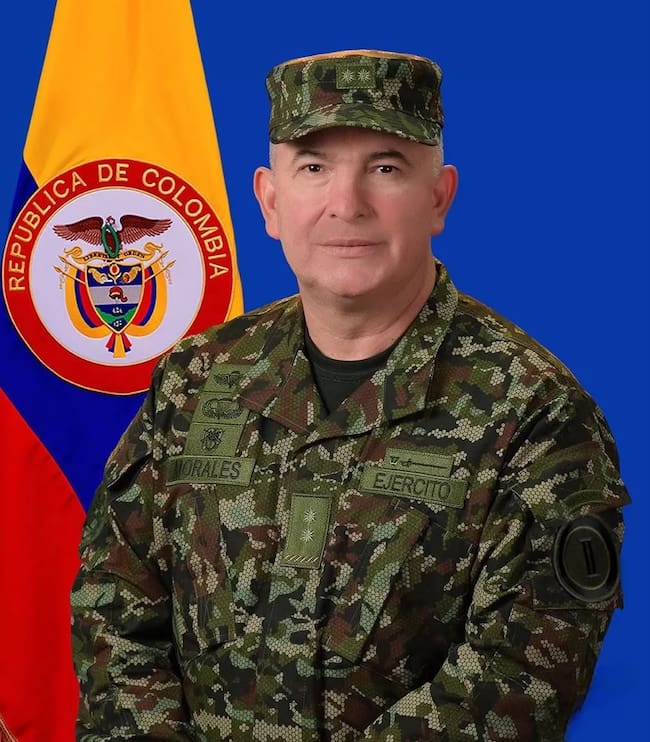General Hugo Morales, segundo comandante Ejército