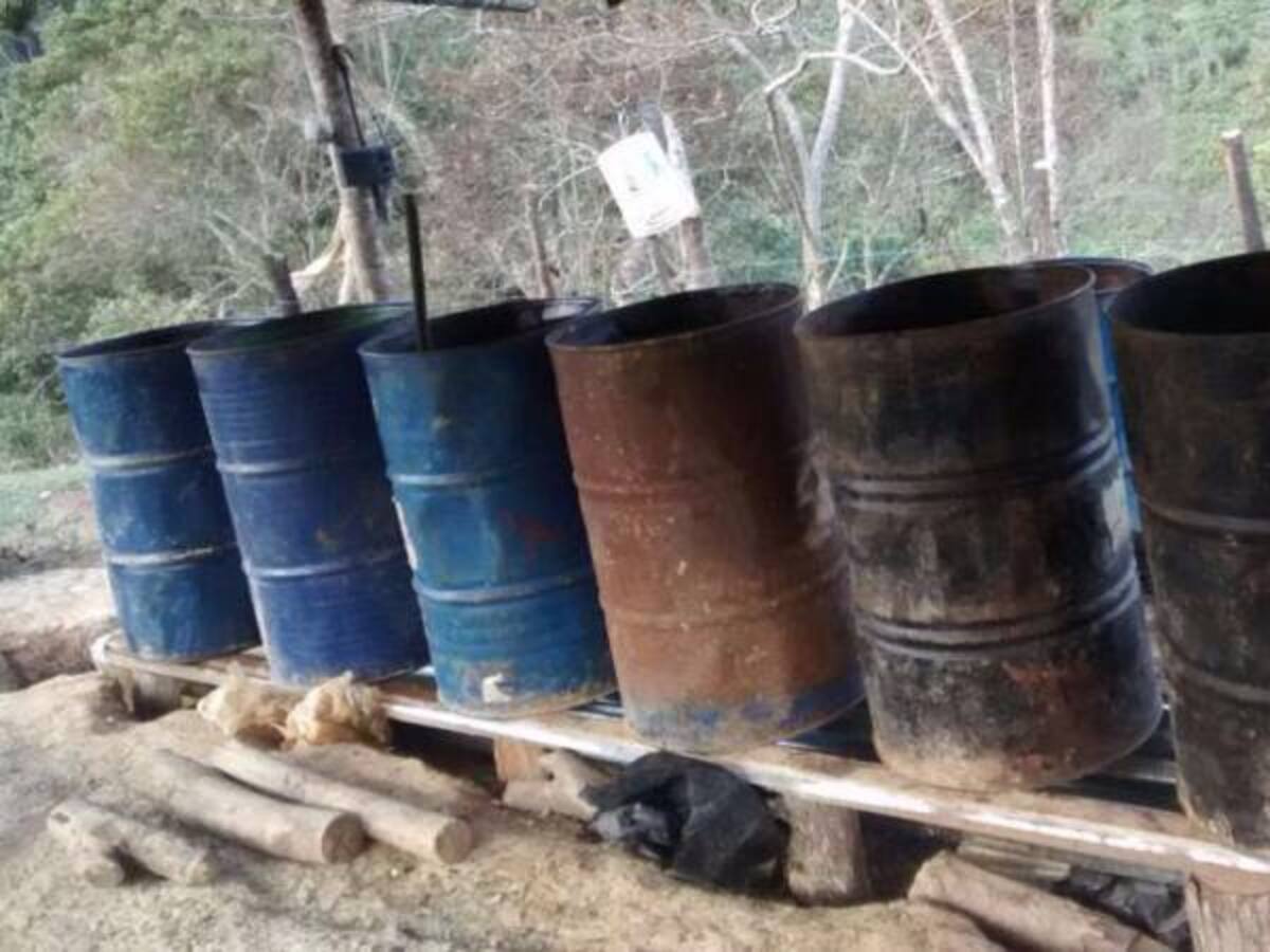 Ejército desmanteló laboratorio de procesamiento de coca en Eje Cafetero