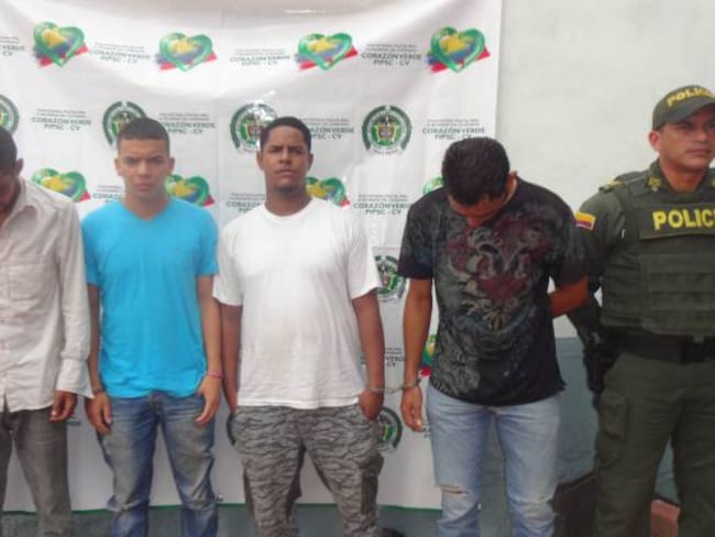 Capturan a “Los quilleros”, tras asaltar una empresa de giros en Calamar, Bolívar