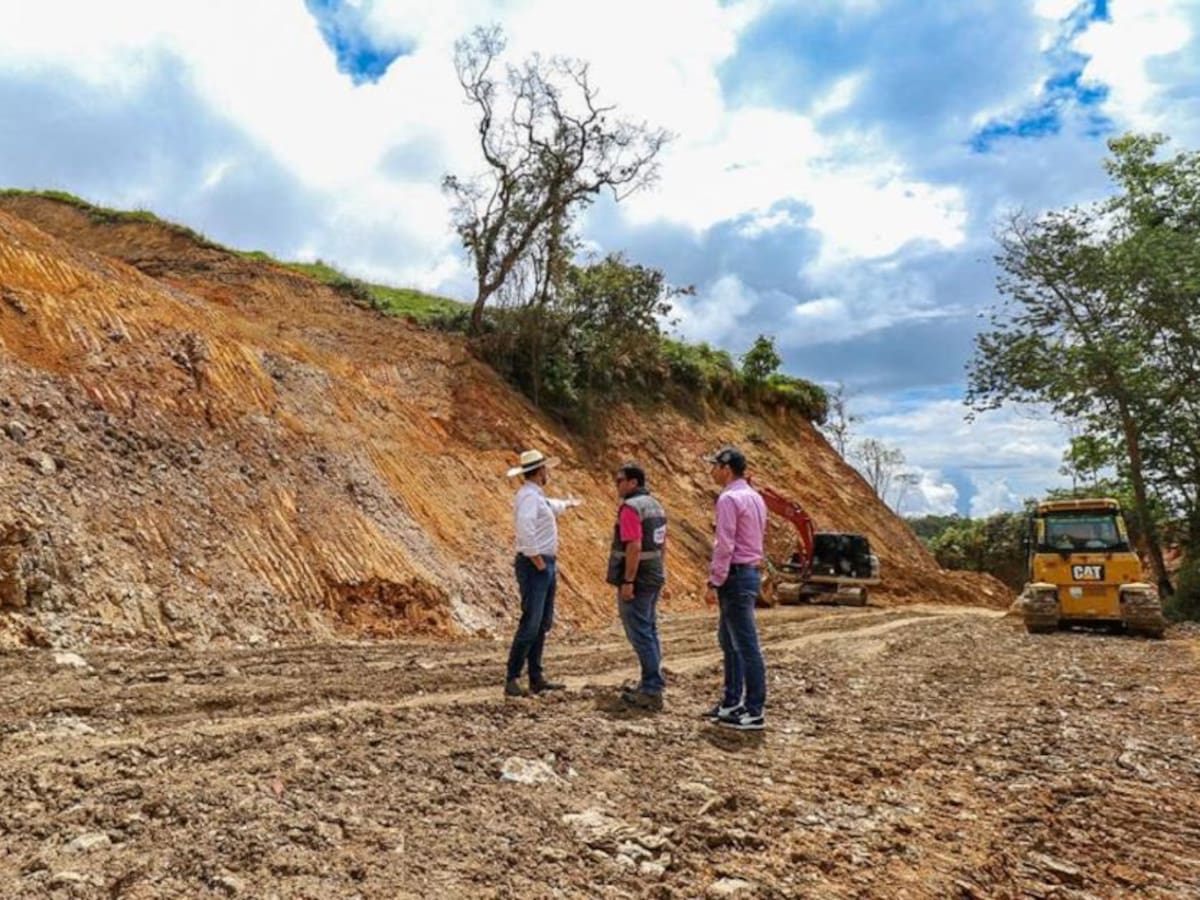 Continúan los trabajos de estabilidad del sector Montañitas en Salamina