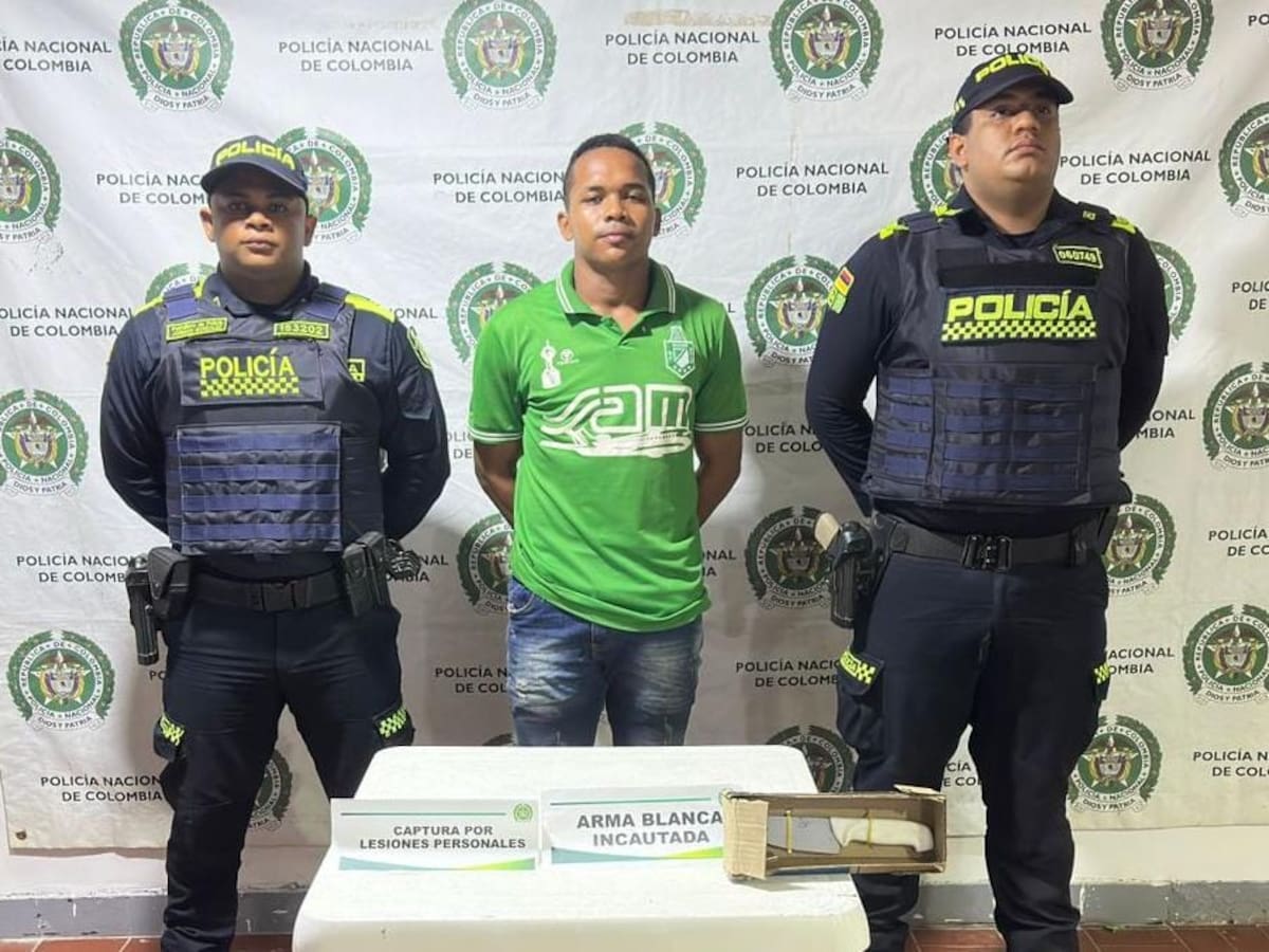 Capturan a hombre que atacó con cuchillo a otro ciudadano en San Martín de Loba, Bolívar