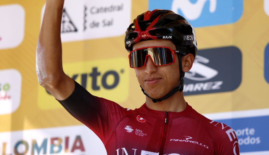 Egan durante el desarollo del Tour Colombia 2.1 2020