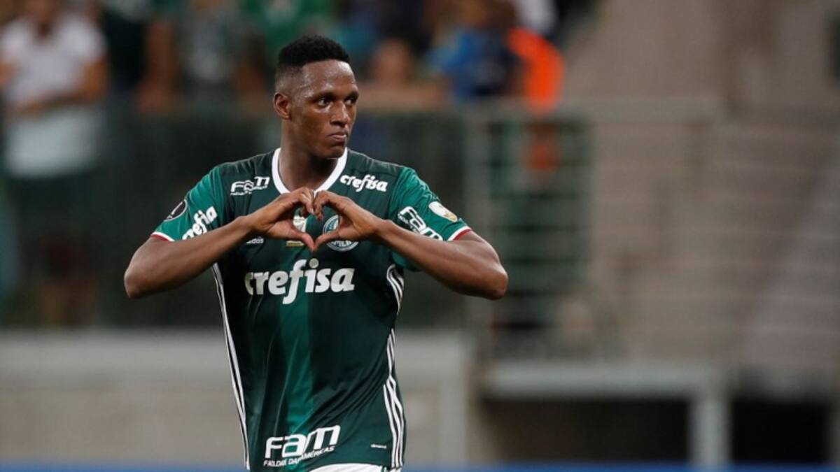 Yerry Mina retornó a los entrenamientos del Palmeiras