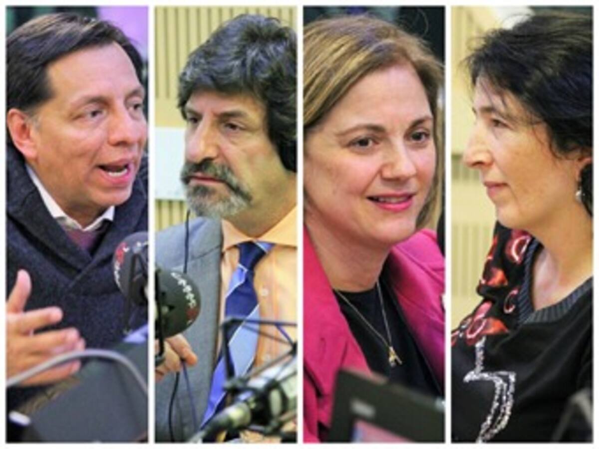 Panelistas en Hora 20 del 19 de junio