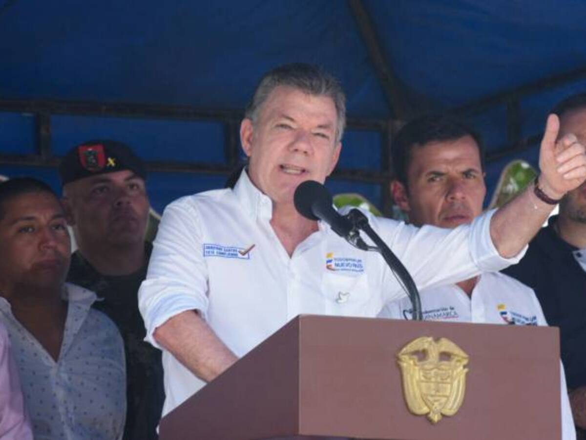 Santos agradeció a la OEA los buenos deseos frente a la firma de paz