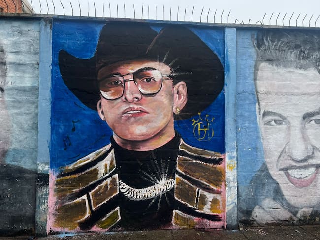 En Bucaramanga rinden homenaje a Yeison Jiménez con un mural artístico