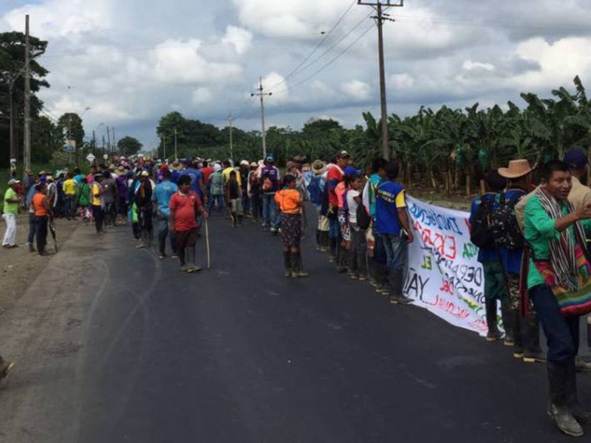 Al menos ocho heridos dejan protestas de indígenas