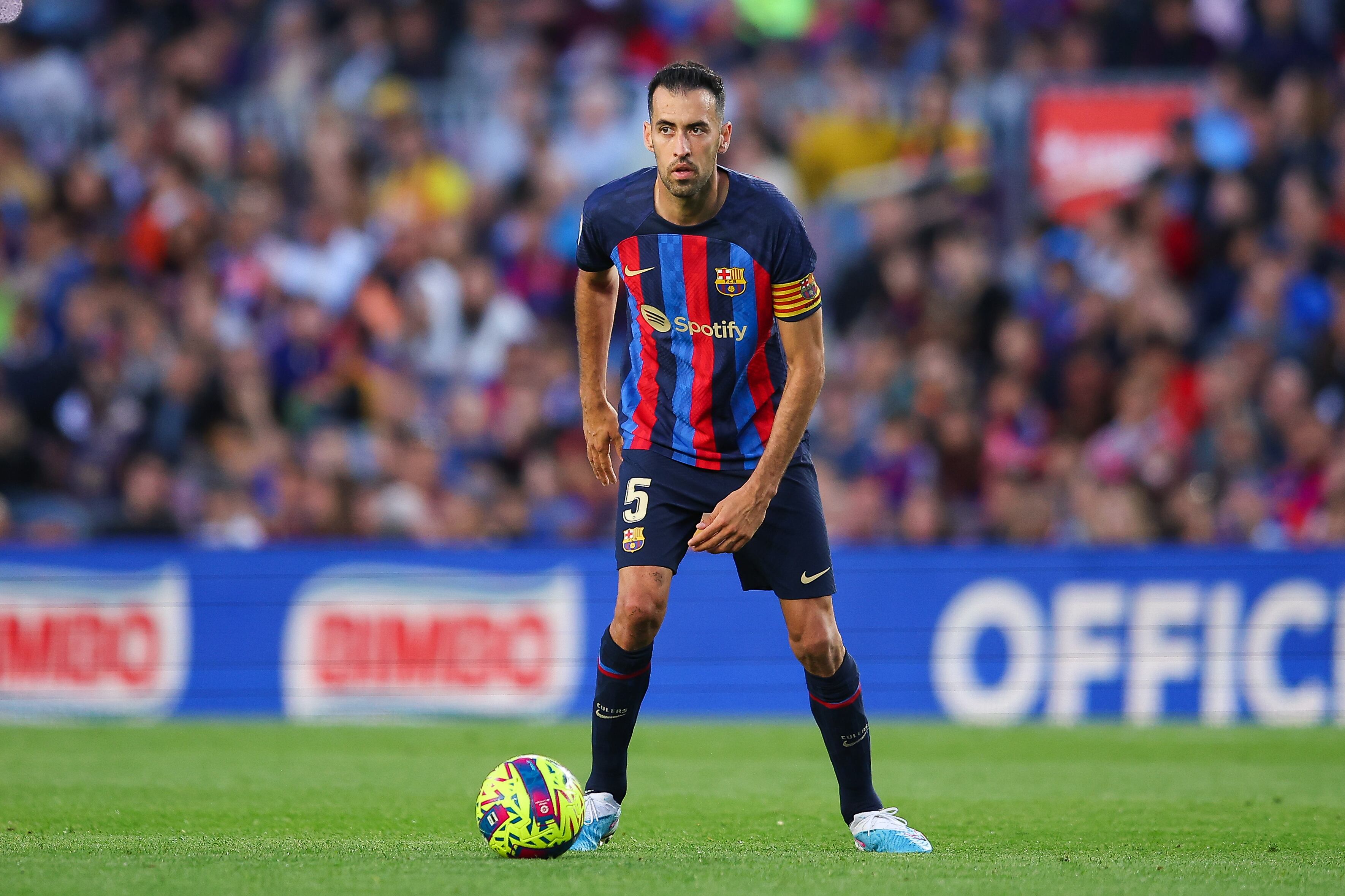 Sergio Busquets. (Photo by Eric Alonso/Getty Images)
