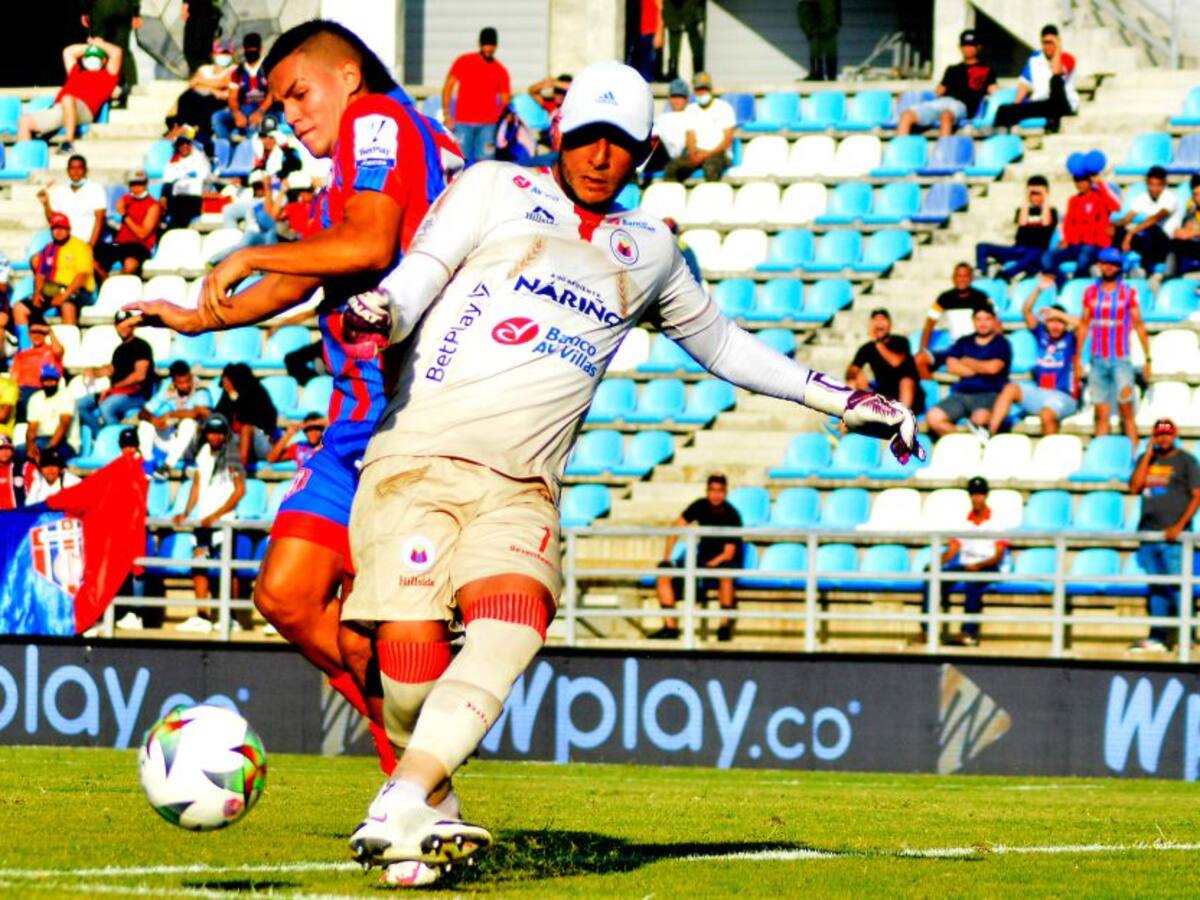 Show de arqueros en el empate de Unión y Pasto en Santa Marta