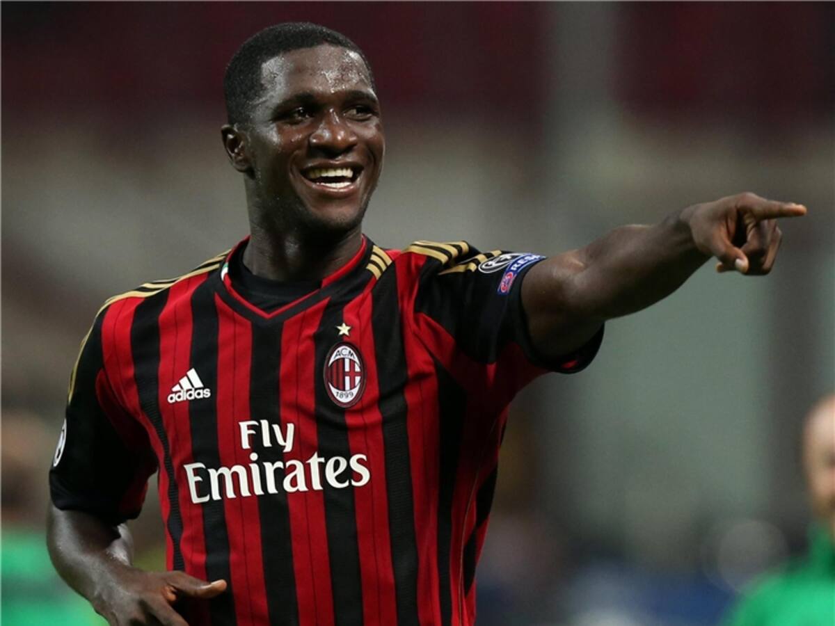 Cristian Zapata celebra su gol con AC Milan ante Celtic