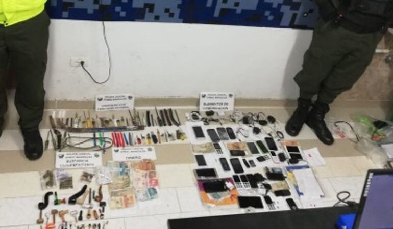 Incautaciones en la cárcel La Blanca de Manizales