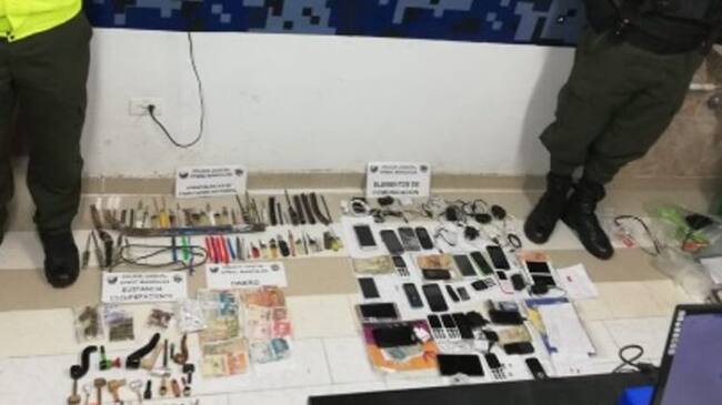 Incautaciones en la cárcel La Blanca de Manizales