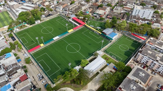Más de 20.000 niños y niñas vuelven a disfrutar del Templo del Fútbol Menor de Cartagena