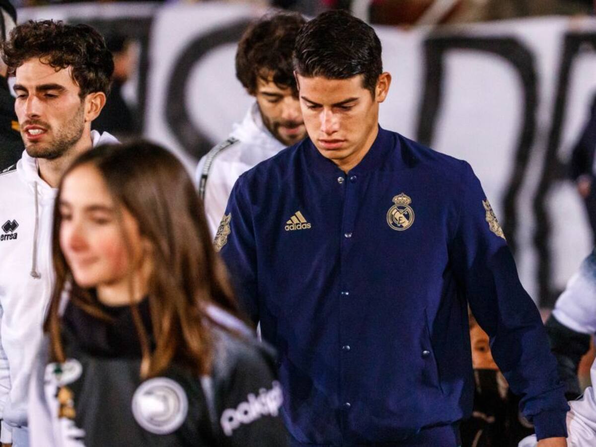 James vuelve a ser tenido en cuenta por Zidane para enfrentar al Valladolid