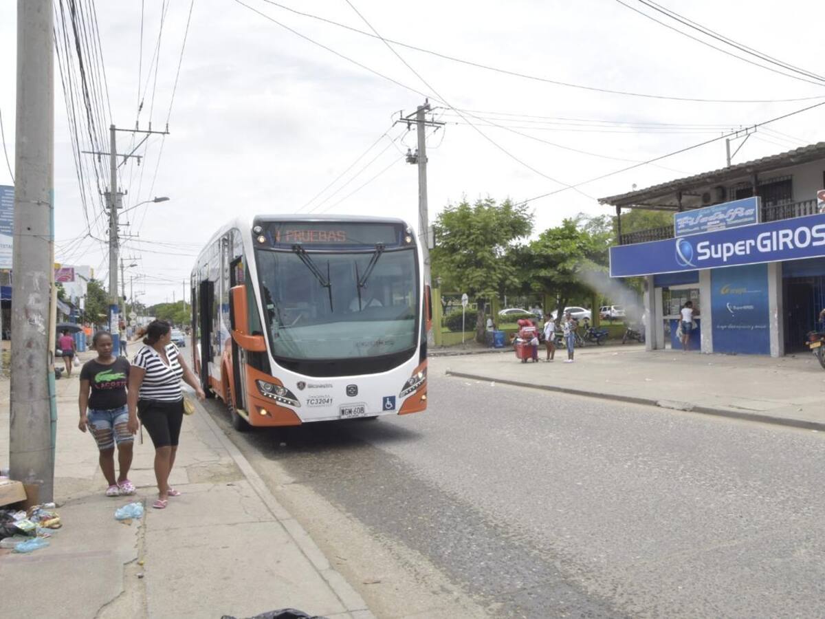 TransCaribe activa desvío en la ruta X104