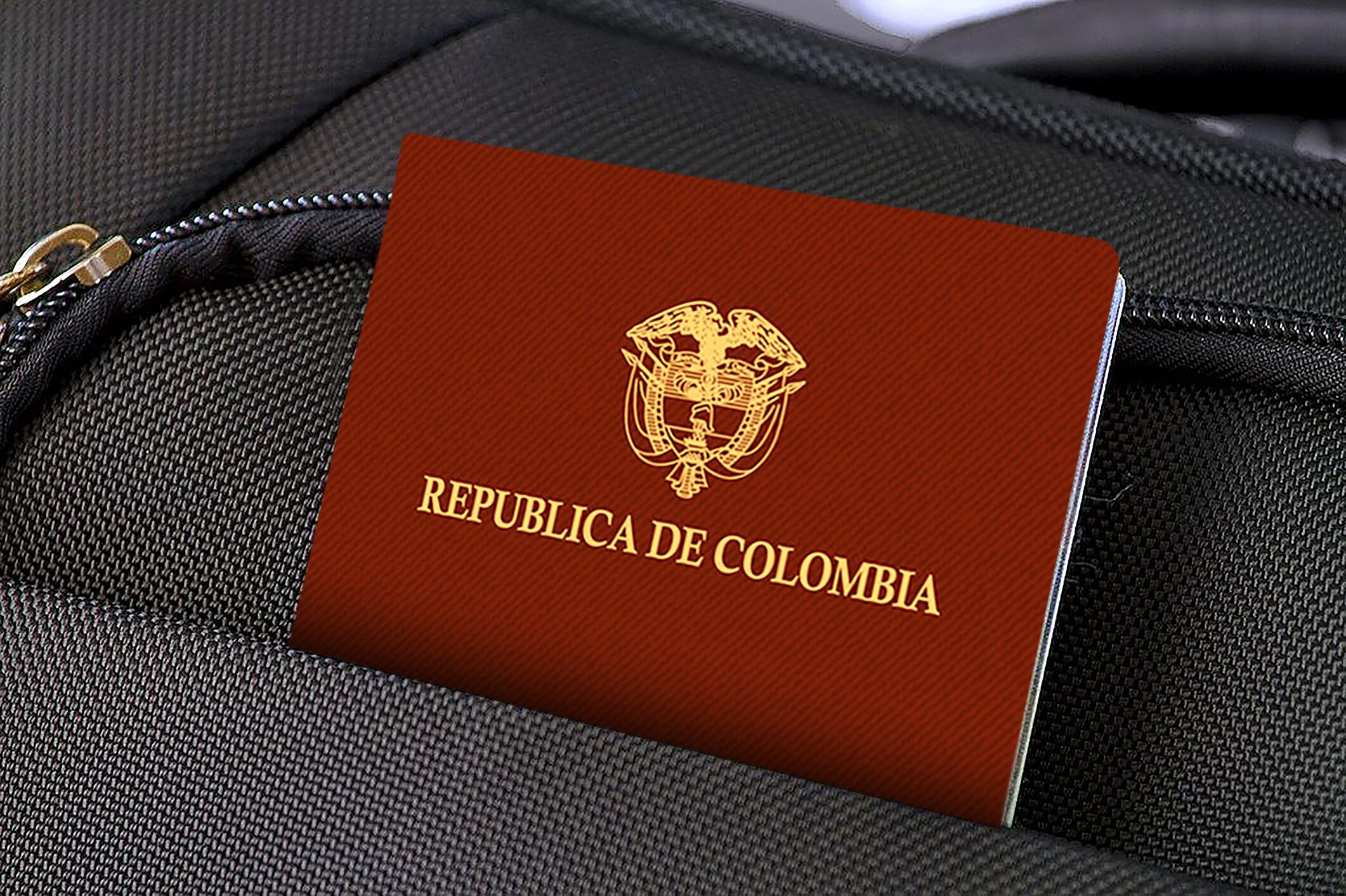 Imagen de referencia de pasaporte colombiano. Foto: Getty Images.