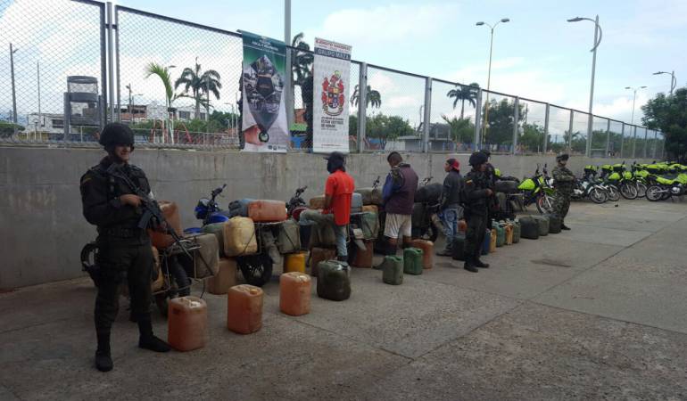 Contrabando de gasolina desde Venezuela