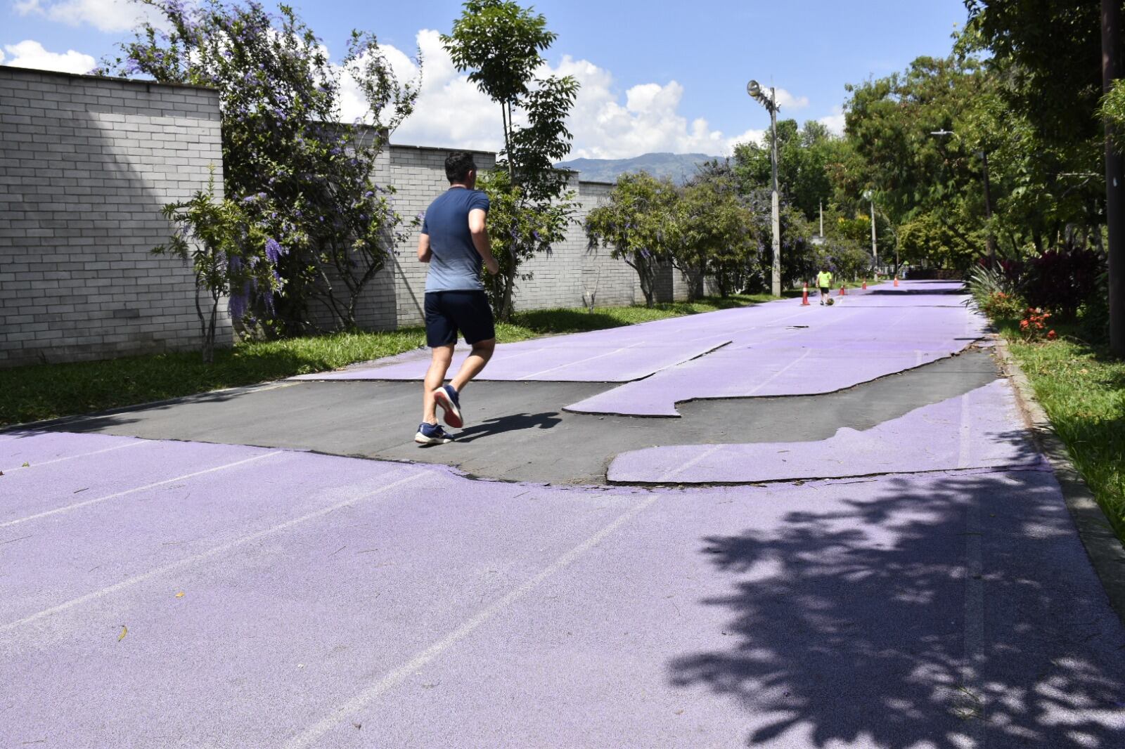 Pista de trote de la Unidad Deportiva de Belén. Foto: Alcaldía de Medellín.