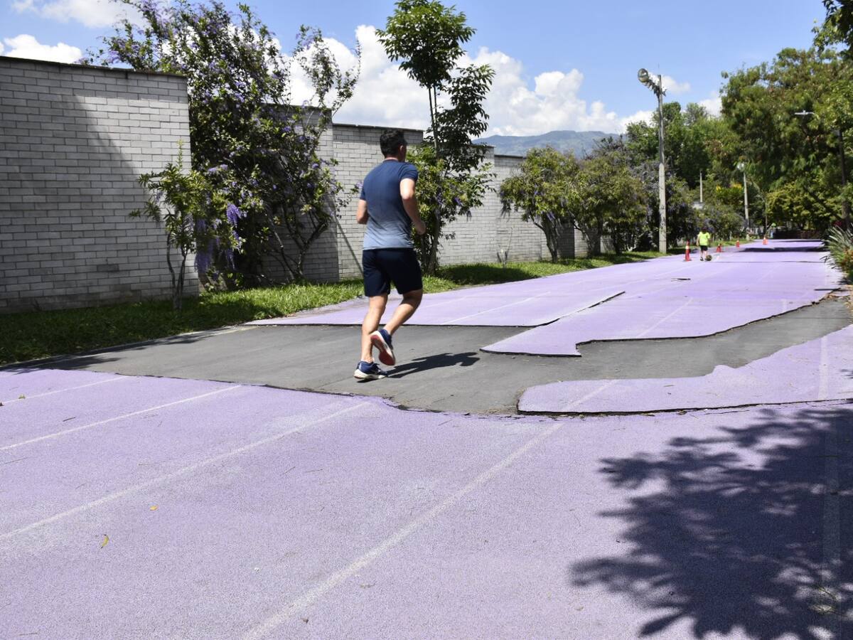Inician obras de renovación en la pista de trote de la Unidad Deportiva de Belén