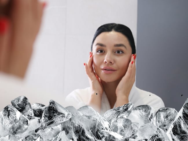 Hielo // cuidado de la piel //