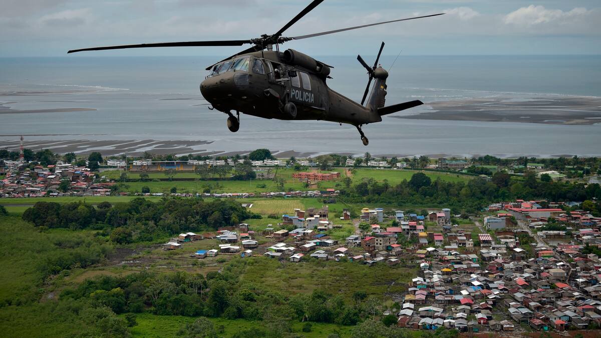 Helicóptero de la Policía se accidentó en Antioquia: hay cuatro muertos