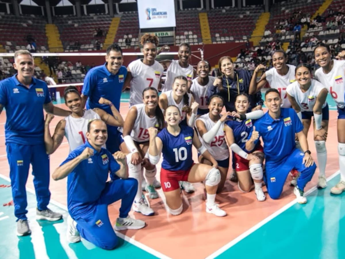 Presencia vallecaucana en el triunfo de Colombia en el debut de la Copa Sudamericana de Voleibol