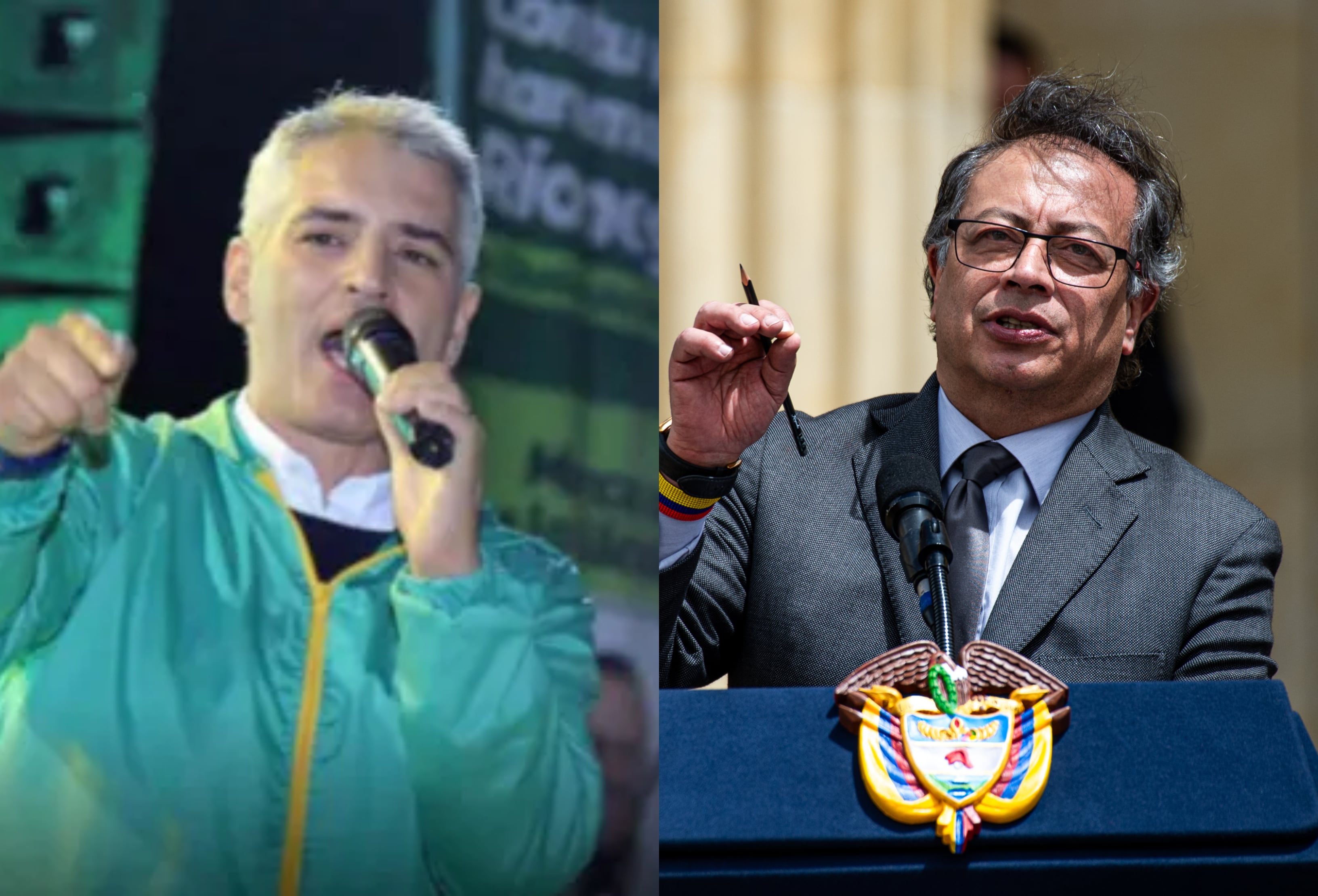 Andrés Julián Rendón y Gustavo Petro | Fotos: Colprensa