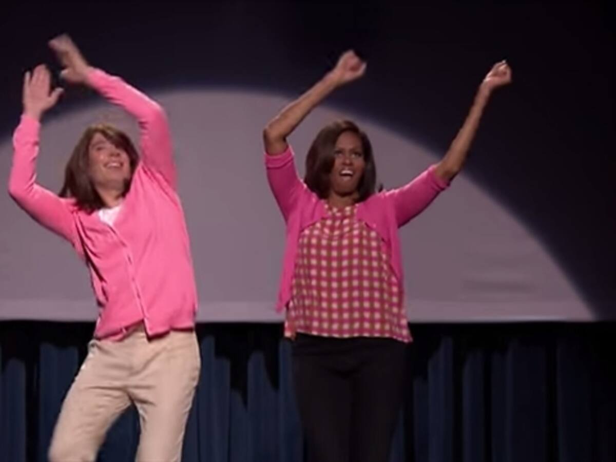 Michelle Obama conquista a sus seguidores bailando con Jimmy Fallon