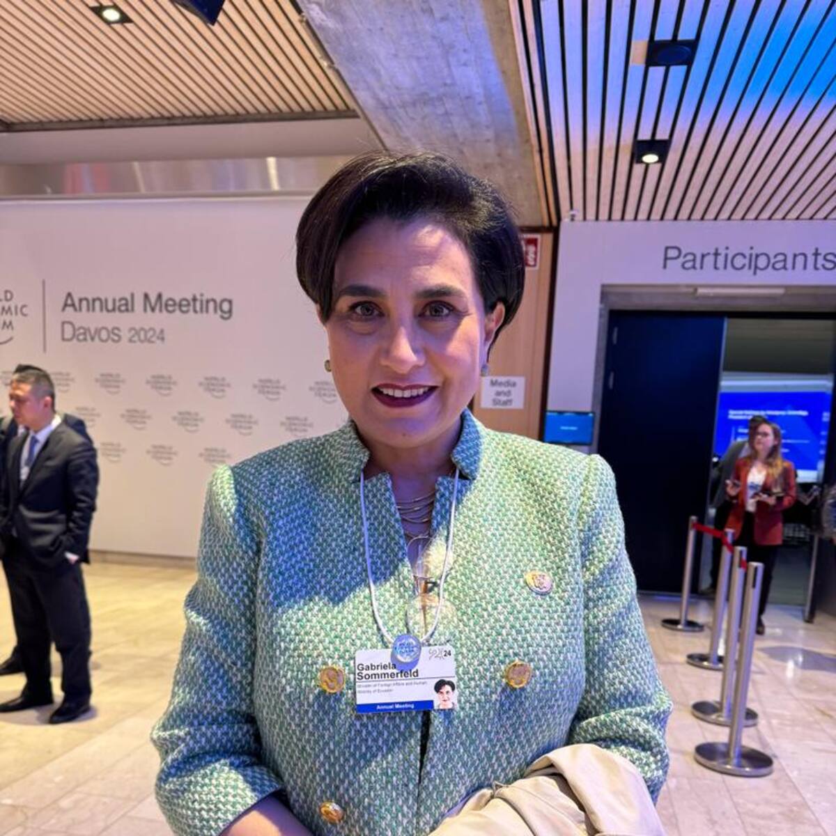 “Ecuador es una víctima”: canciller Gabriela Sommerfeld sobre la situación de ese país