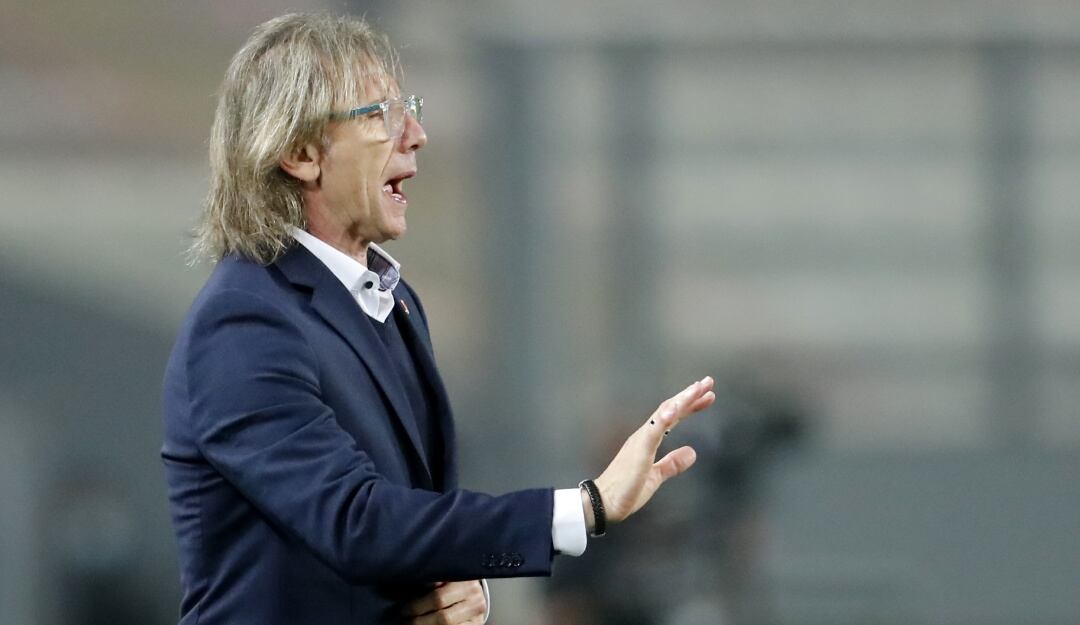 Ricardo Gareca, DT de la selección de Perú.