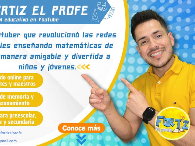 Colombiano transforma la enseñanza de las matemáticas gracias a las redes sociales