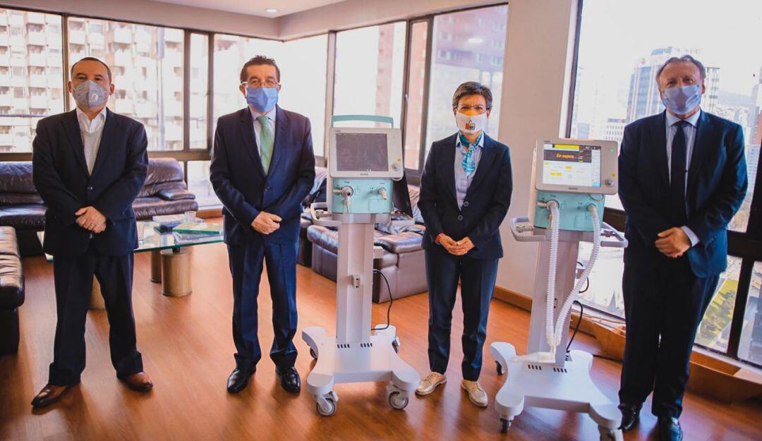 Alcaldesa Claudia López y Ministro de Salud Fernando Ruiz