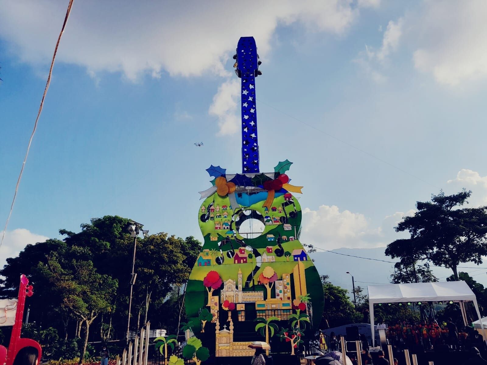 Este es el renovado Parque de la Música en Ibagué.