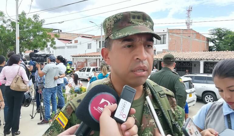Comandante de la II División del Ejército Nacional general Mauricio Moreno