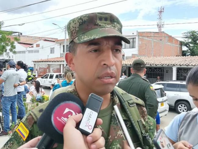 Comandante de la II División del Ejército Nacional general Mauricio Moreno