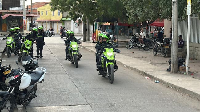 Operativos policiales en Cartagena. // Policía Metropolitana de Cartagena