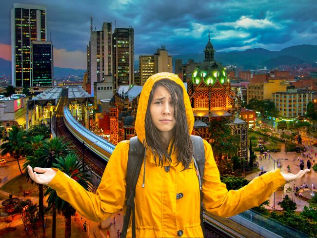 Así son los ‘súper aguaceros’ que preocupan en Medellín y el momento del día en el que más ocurren. Getty Images